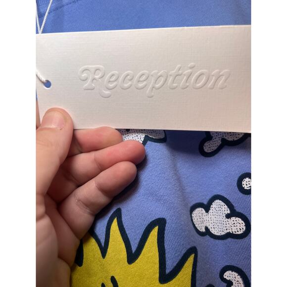 New With Tags Reception Dauphin Granada Blue T-Shirt Medium - Picture 4 of 4